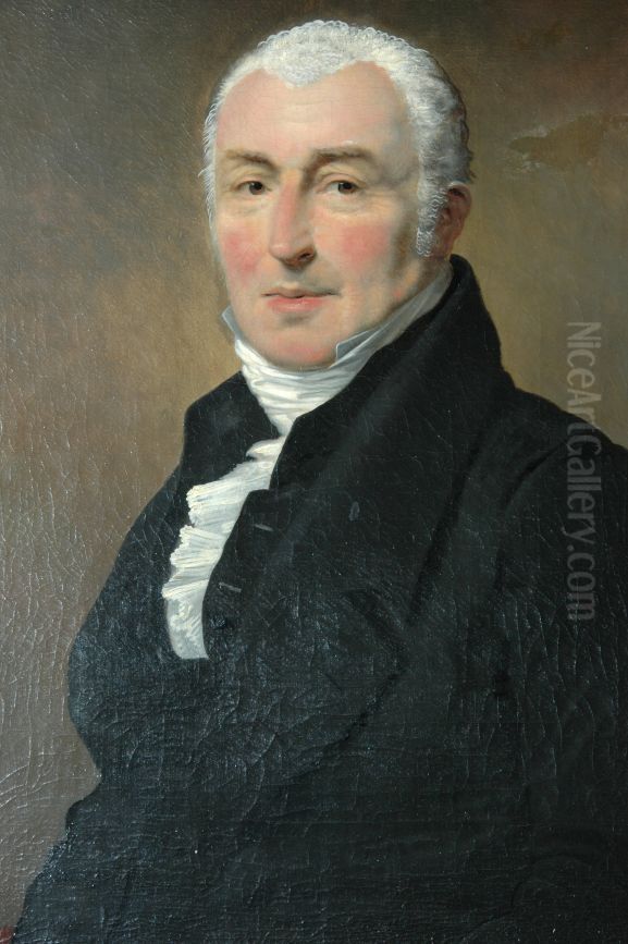 Portret van Arnoud Jacob de Bordes Oil Painting by Louis Moritz
