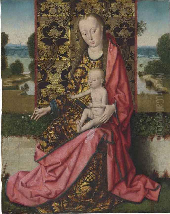 Virgin and Child Oil Painting by Dieric Bouts