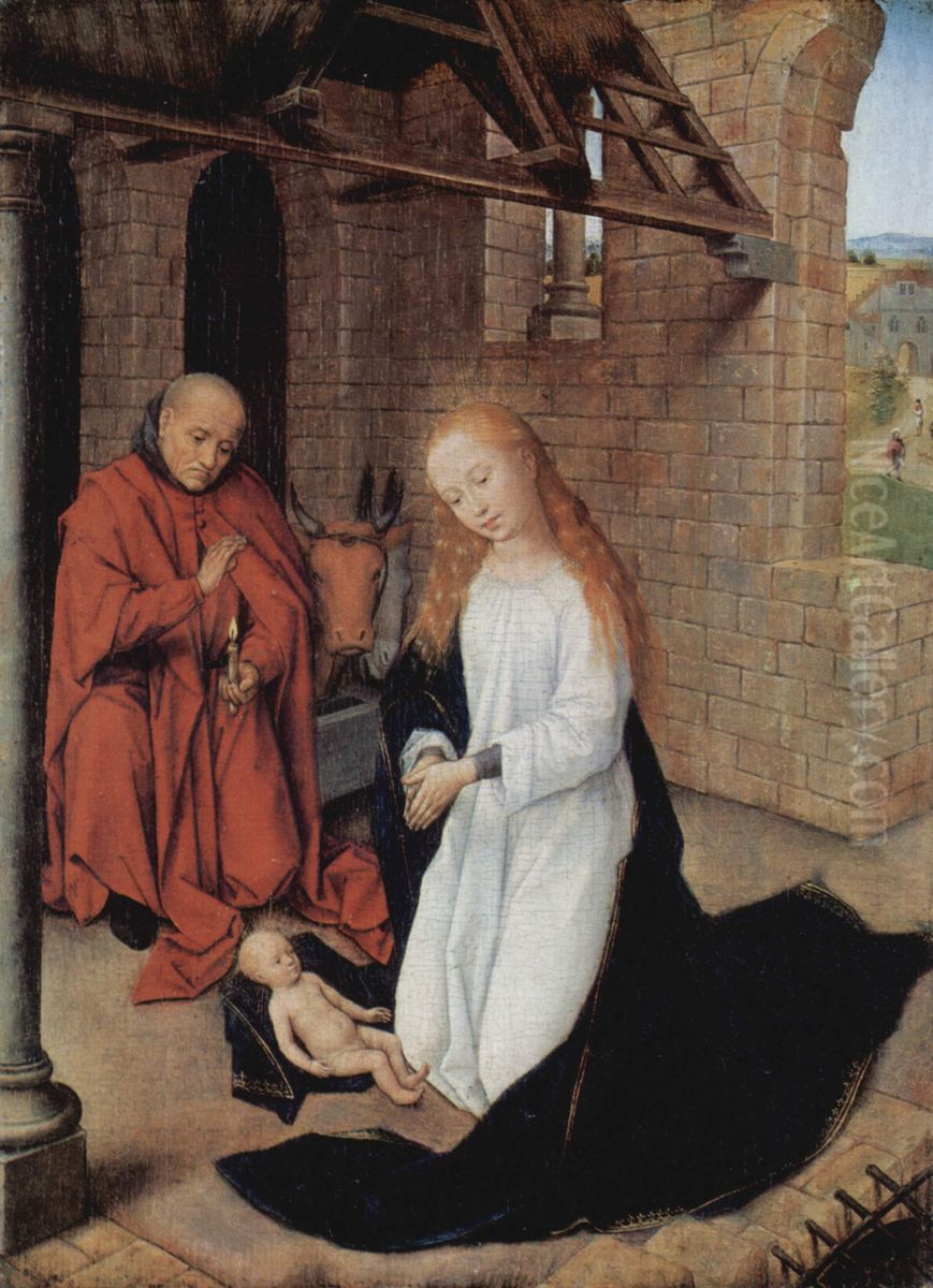 Christi Geburt Oil Painting by (manner of) Memling, Hans