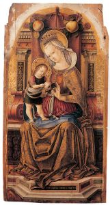 Virgin and Child Enthroned