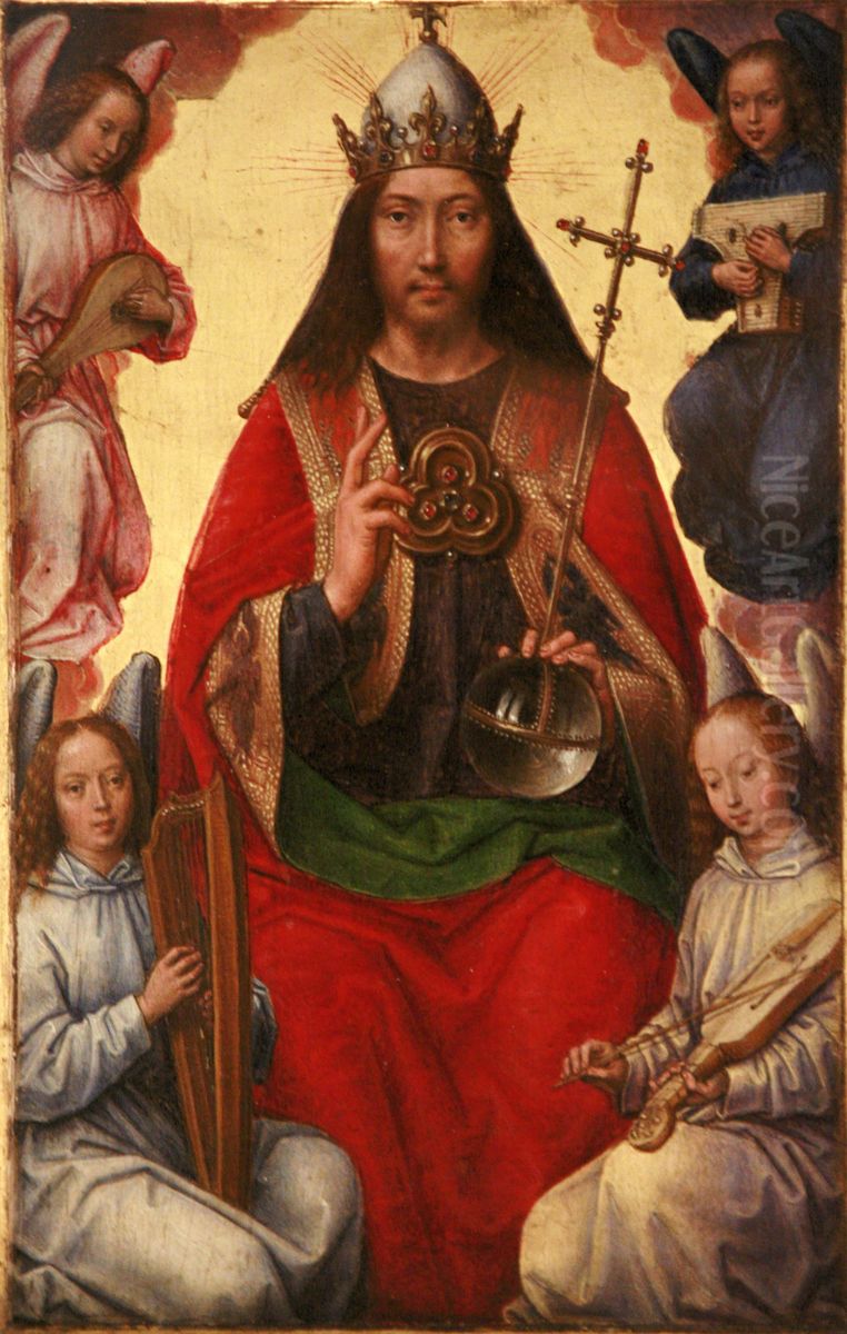 Polyptych of Earthly vanities and Heavenly redemption Oil Painting by (manner of) Memling, Hans