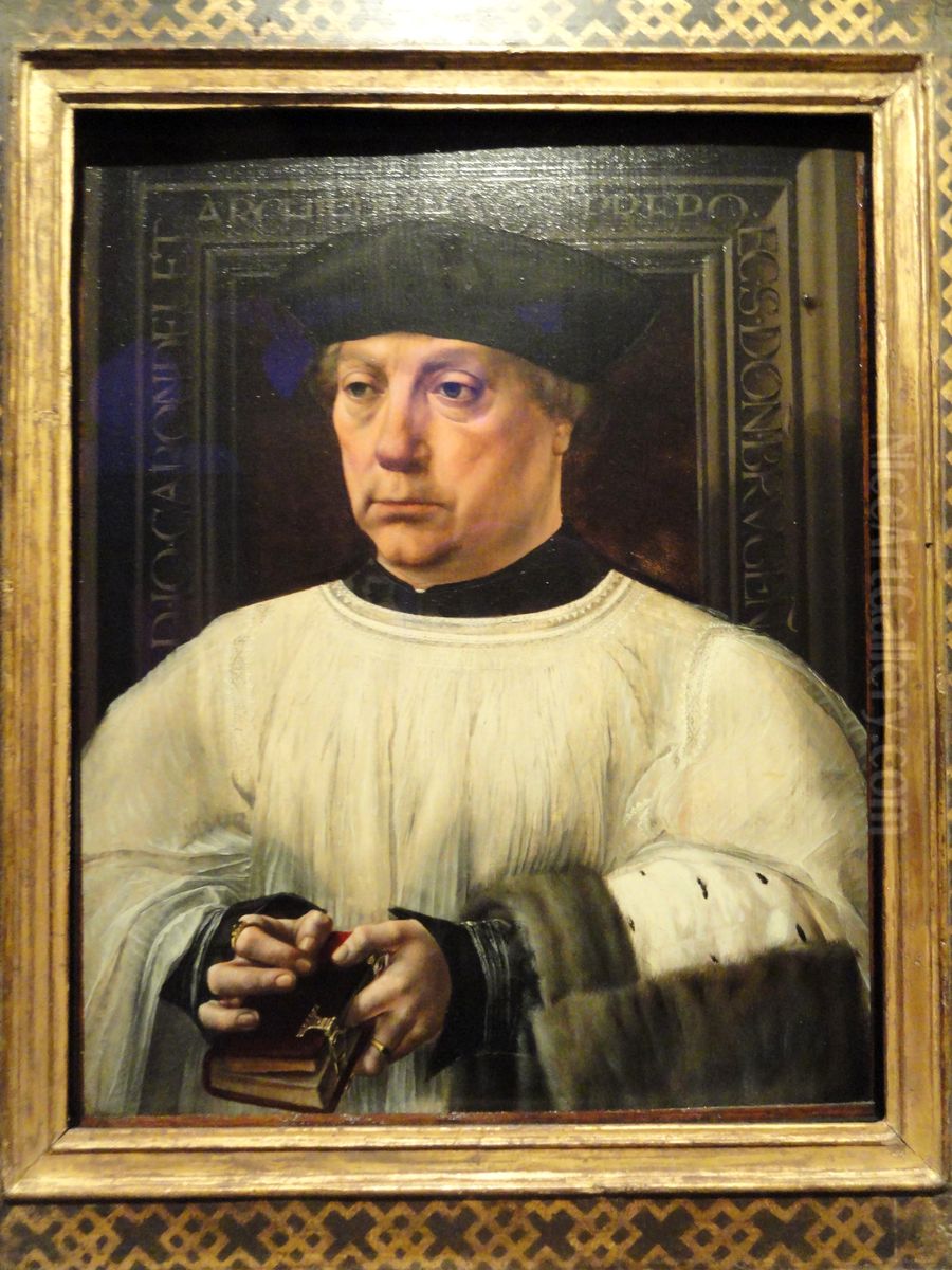 Portrait of Jean de Carondelet Oil Painting by Jan Gossaert