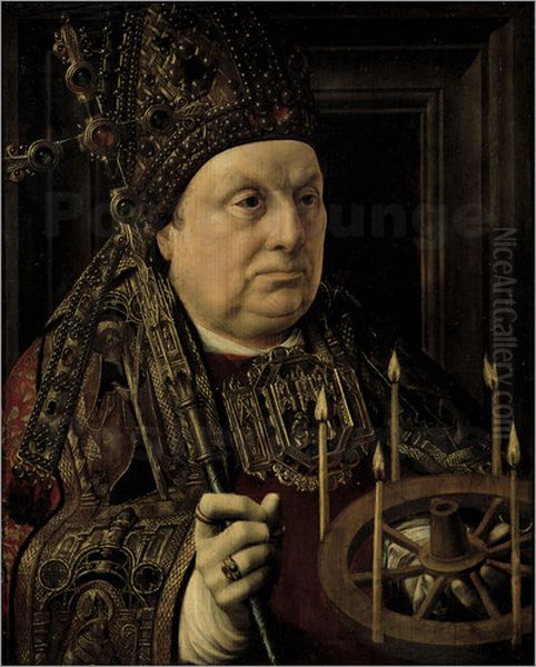 St. Donatian Oil Painting by Jan Gossaert