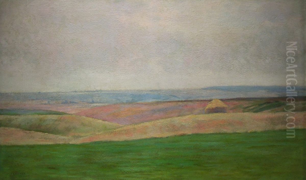 Landscape at Sobotka Oil Painting by Wladyslaw Podkowinski