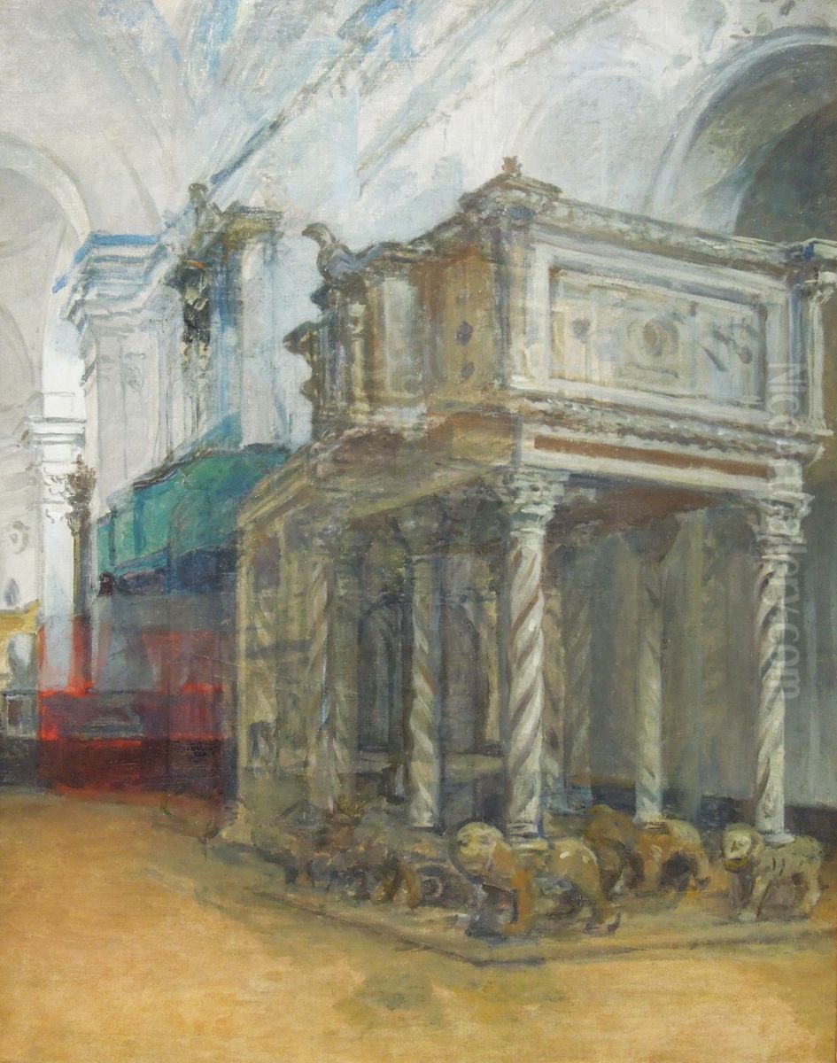 Ambona w Ravello, 1898 Oil Painting by Aleksander Gierymski