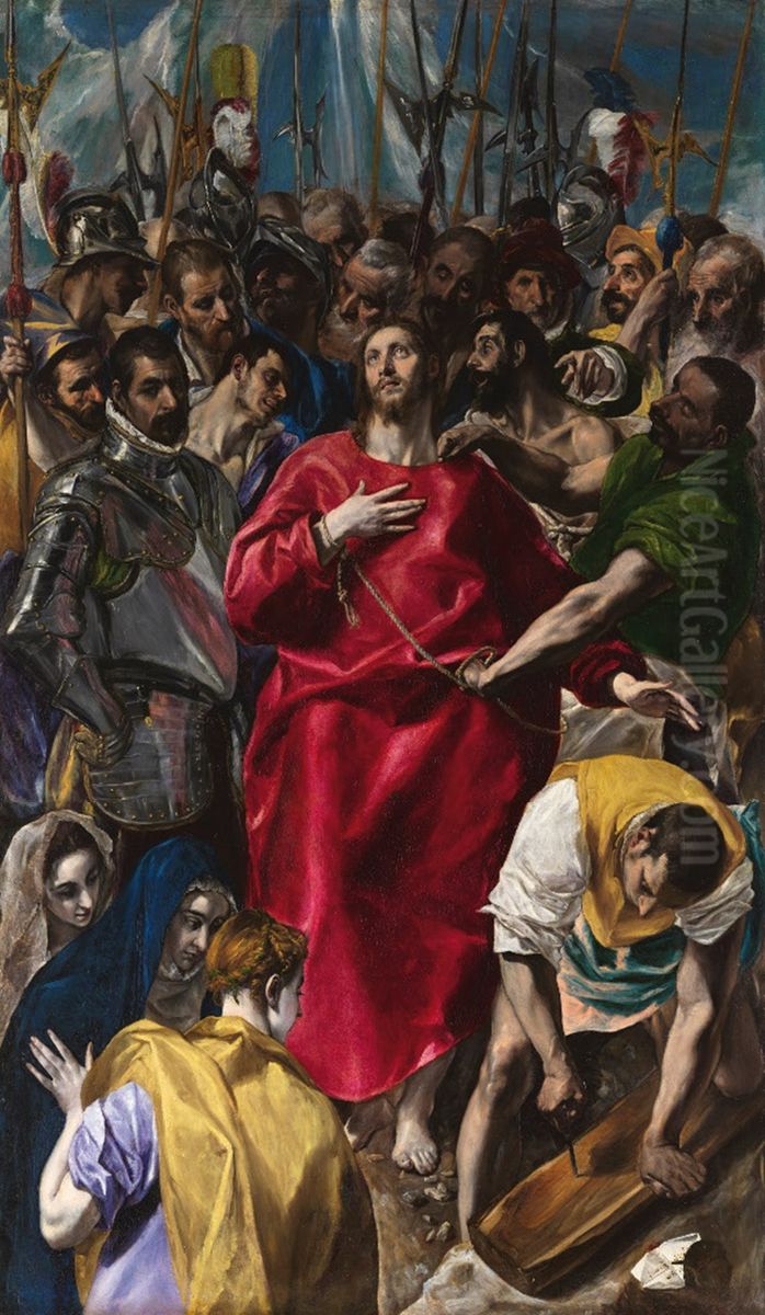 El Expolio Oil Painting by El Greco