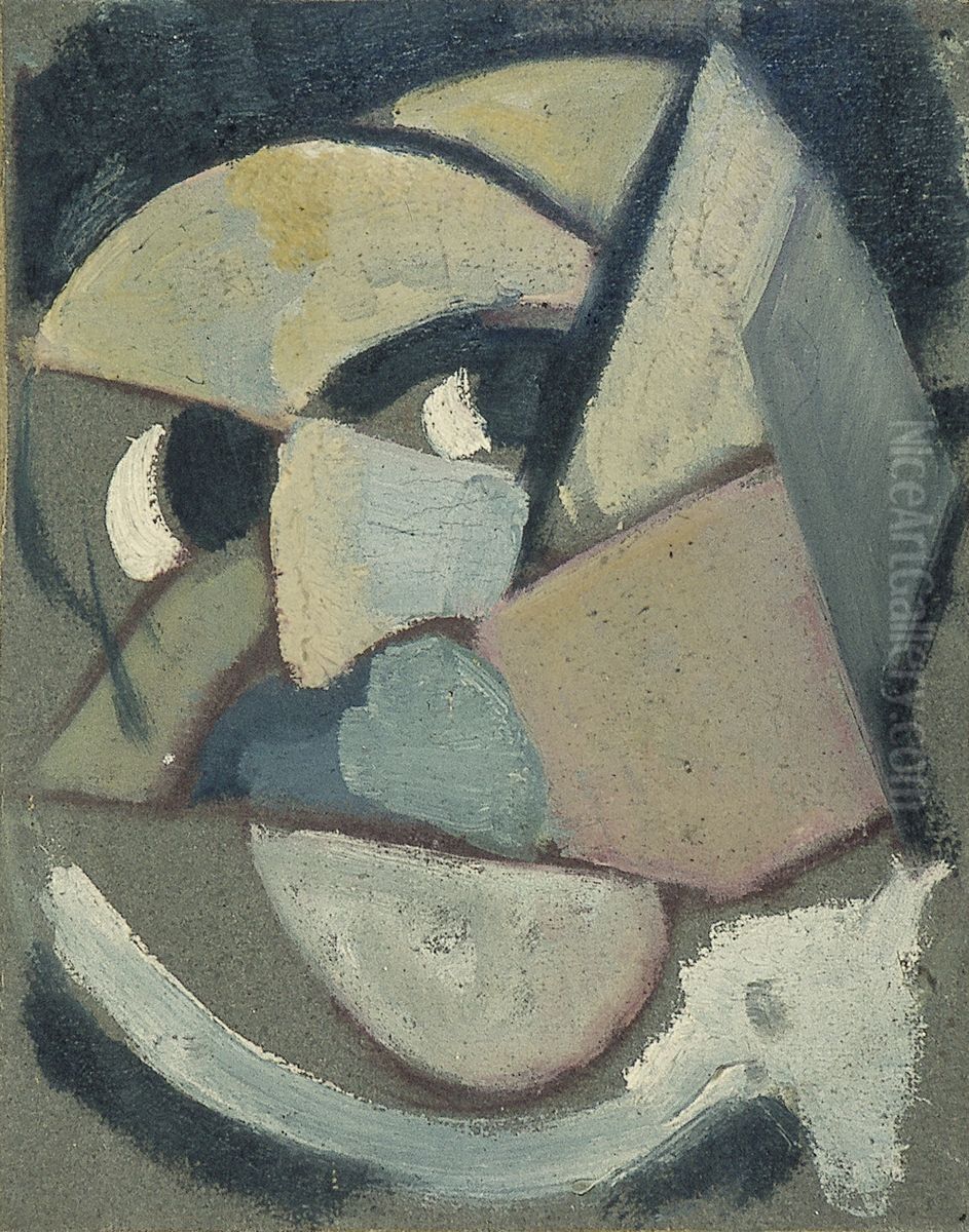 Geabstraheerd portret Oil Painting by Theo van Doesburg