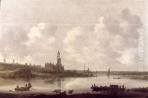View of the Rhine near Rhenen
