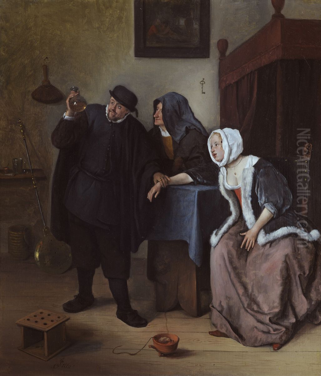 The physician Oil Painting by Jan Steen