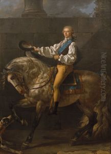 Equestrian portrait of Stanislaw Kostka Potocki