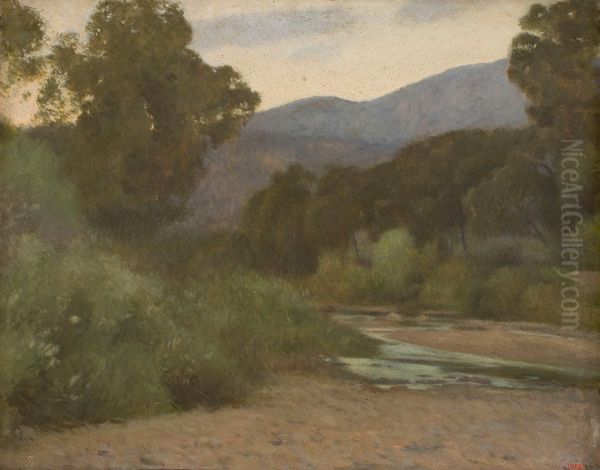 Paisatge Oil Painting by Joan Brull Vinyoles