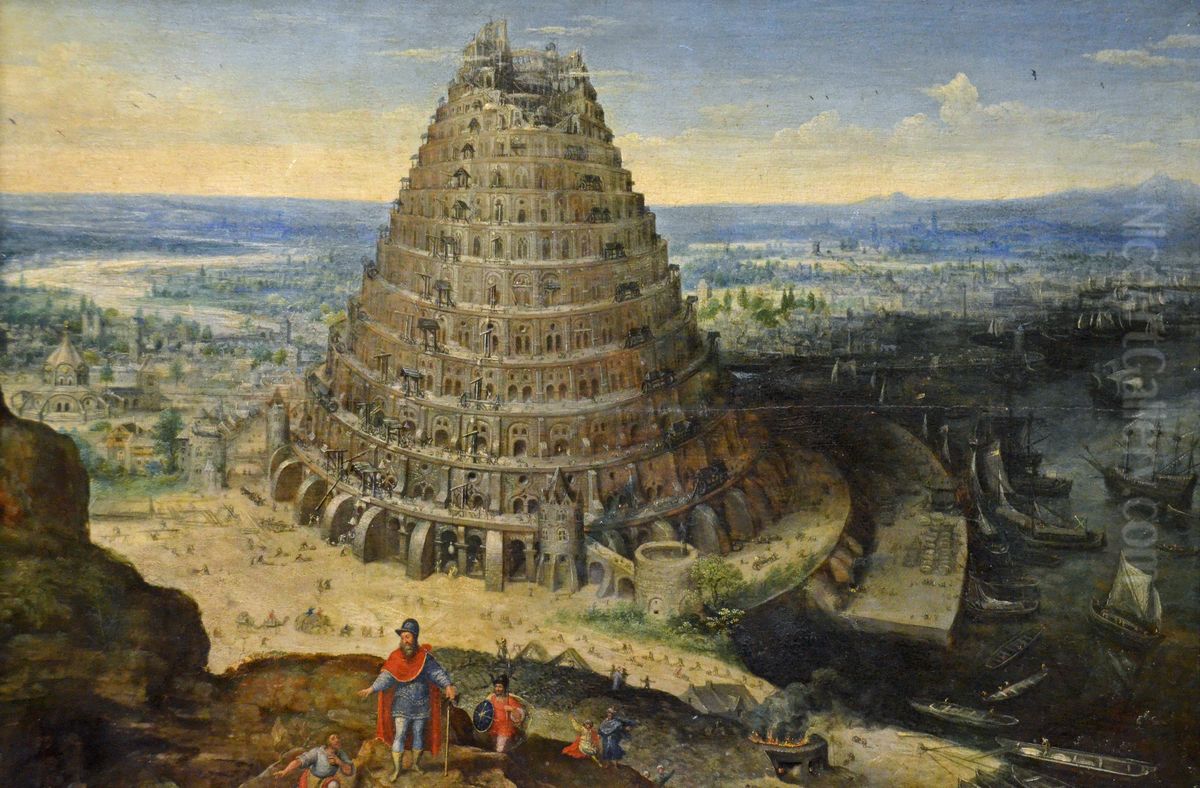 The Tower of Babel Oil Painting by Lucas van Valckenborch