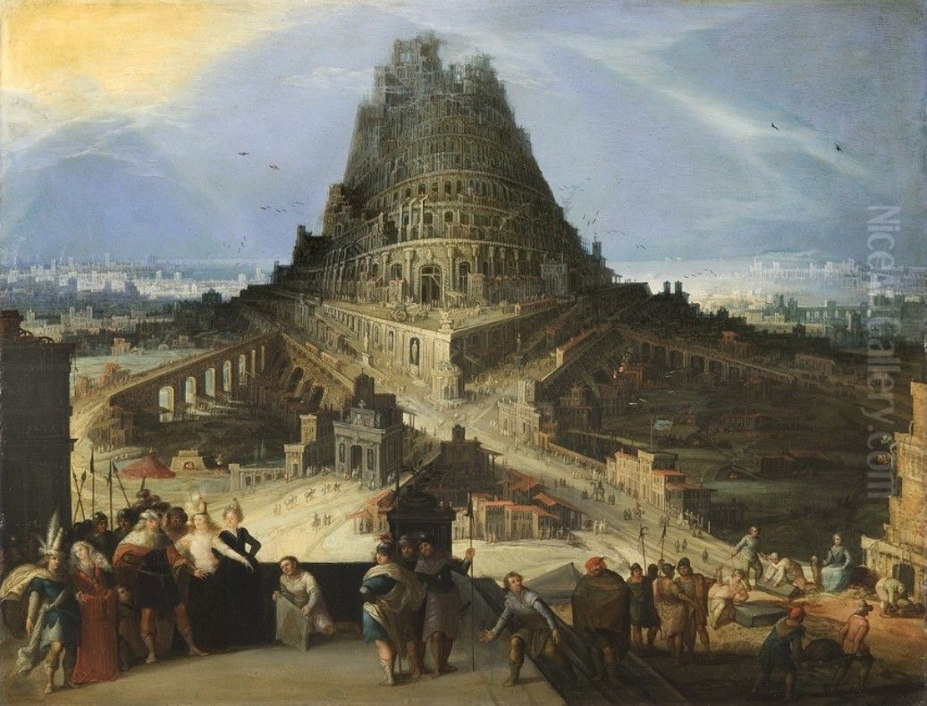 Tower of BabelNederlands:Toren van Babel Oil Painting by Hendrick van Cleve III Tower of BabelNederlands:Toren van Babel Oil Painting by Hendrick van Cleve III