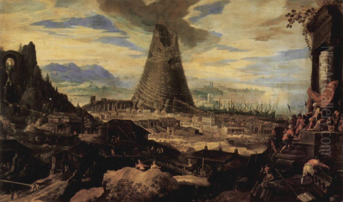 The Tower of Babel Oil Painting by Lodewijk Toeput
