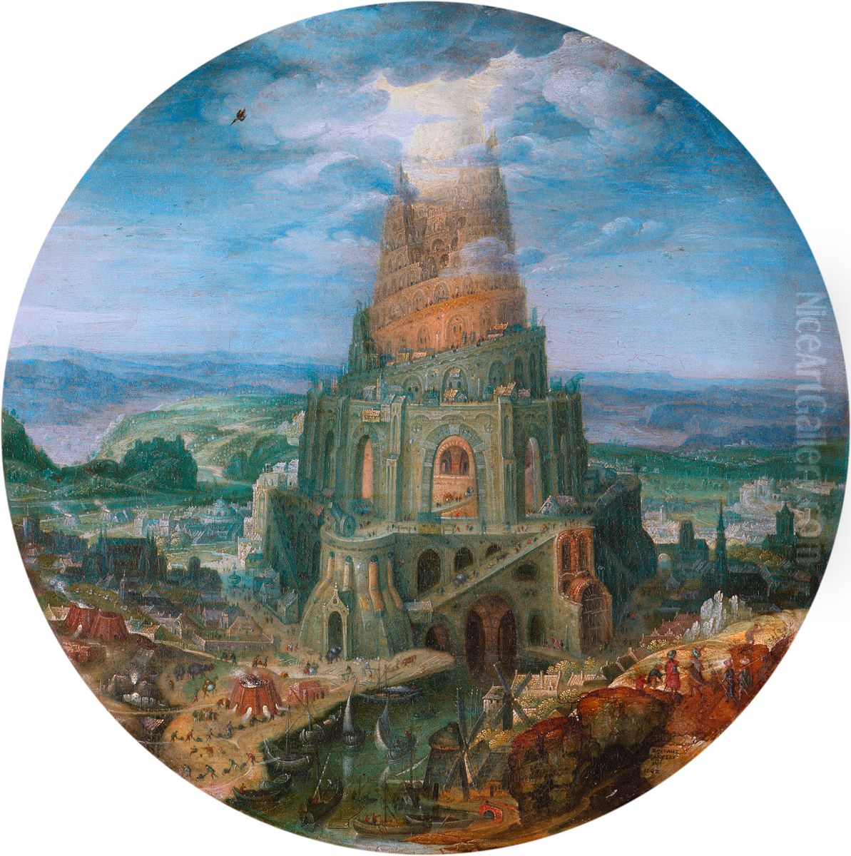 The Tower of Babel Oil Painting by Roelant Savery