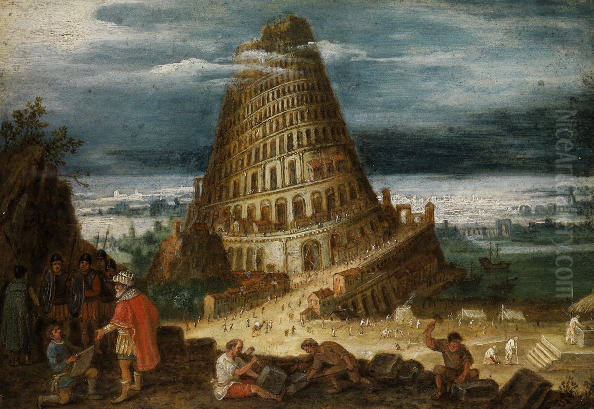 The Tower of Babel Oil Painting by unknown