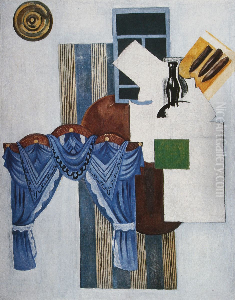 Room Oil Painting by Olga Rozanova
