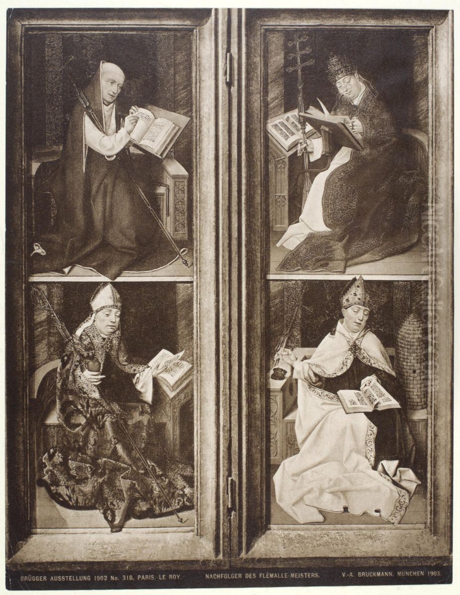 Doctors of the Church Oil Painting by unknown