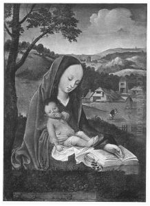 Madonna and Child in a Landscape