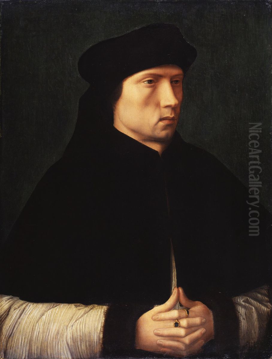 Portrait of a Clergyman Oil Painting by Master of the Brandon Portrait