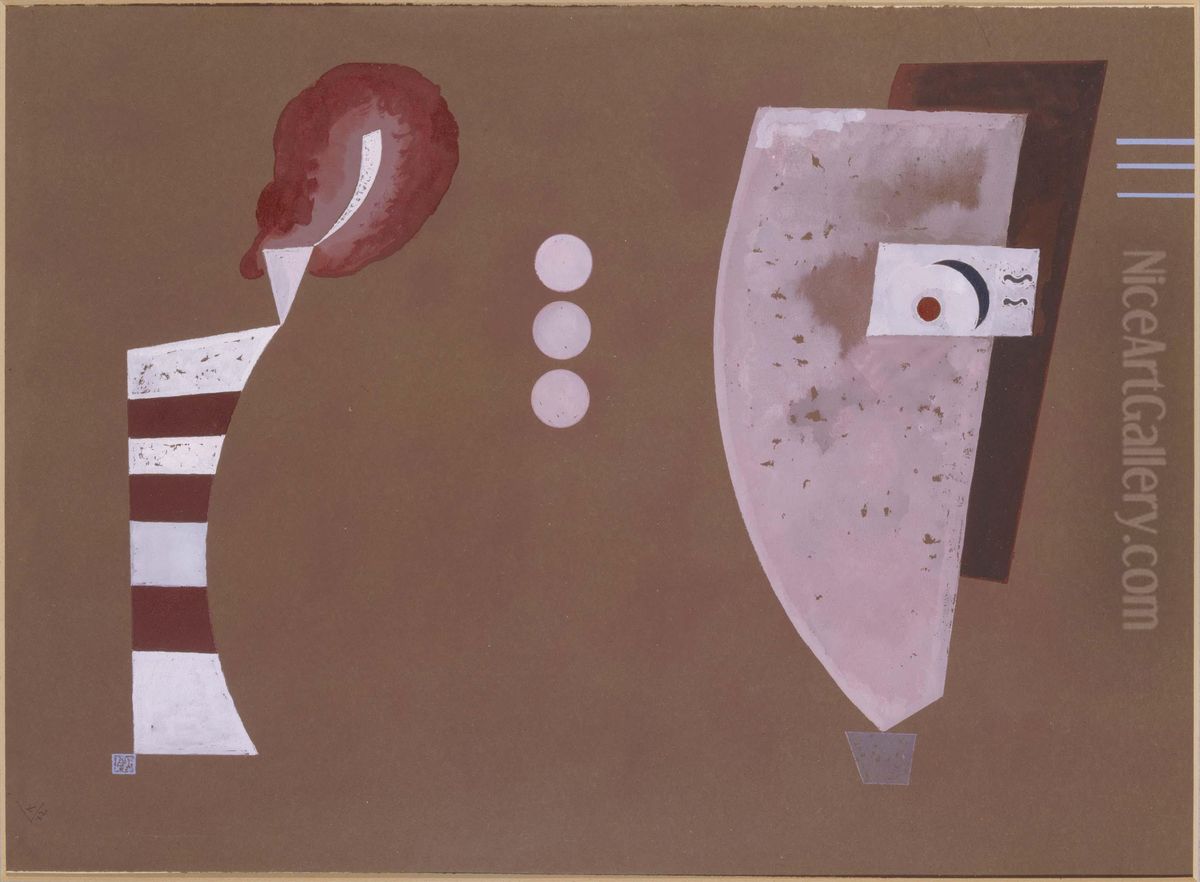 Centre Circles Oil Painting by Wassily Kandinsky