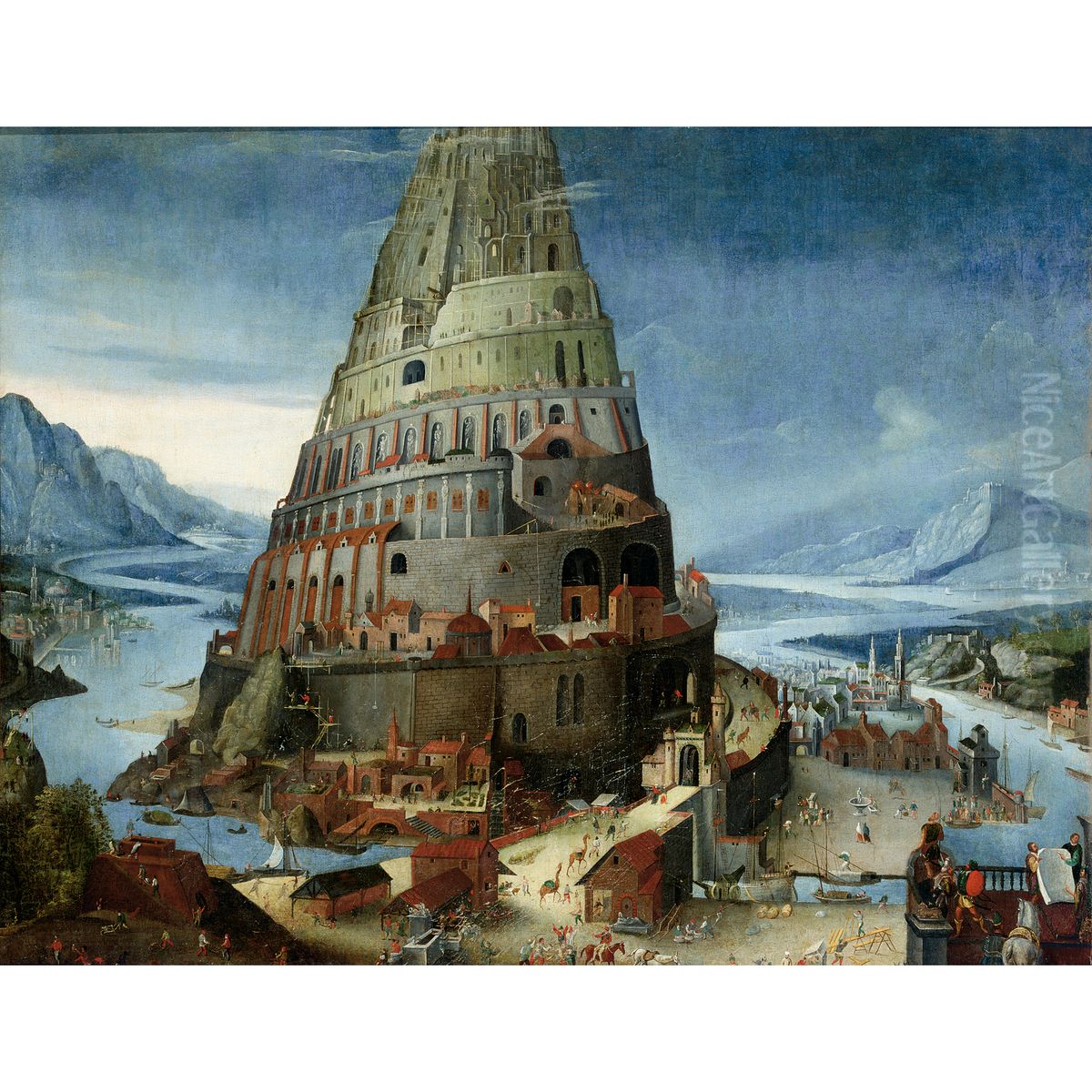 The Tower of Babel Oil Painting by unknown
