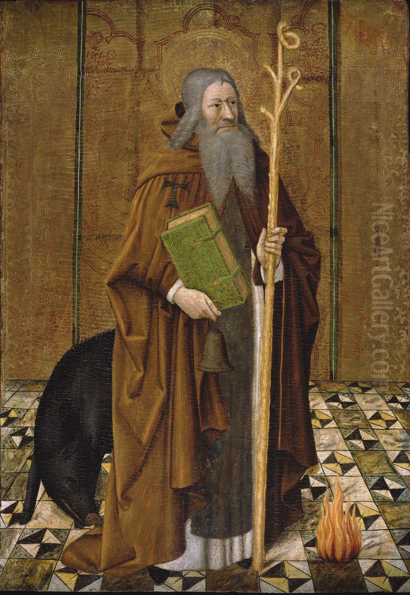 San Antonio Abad Oil Painting by Juan Rexach