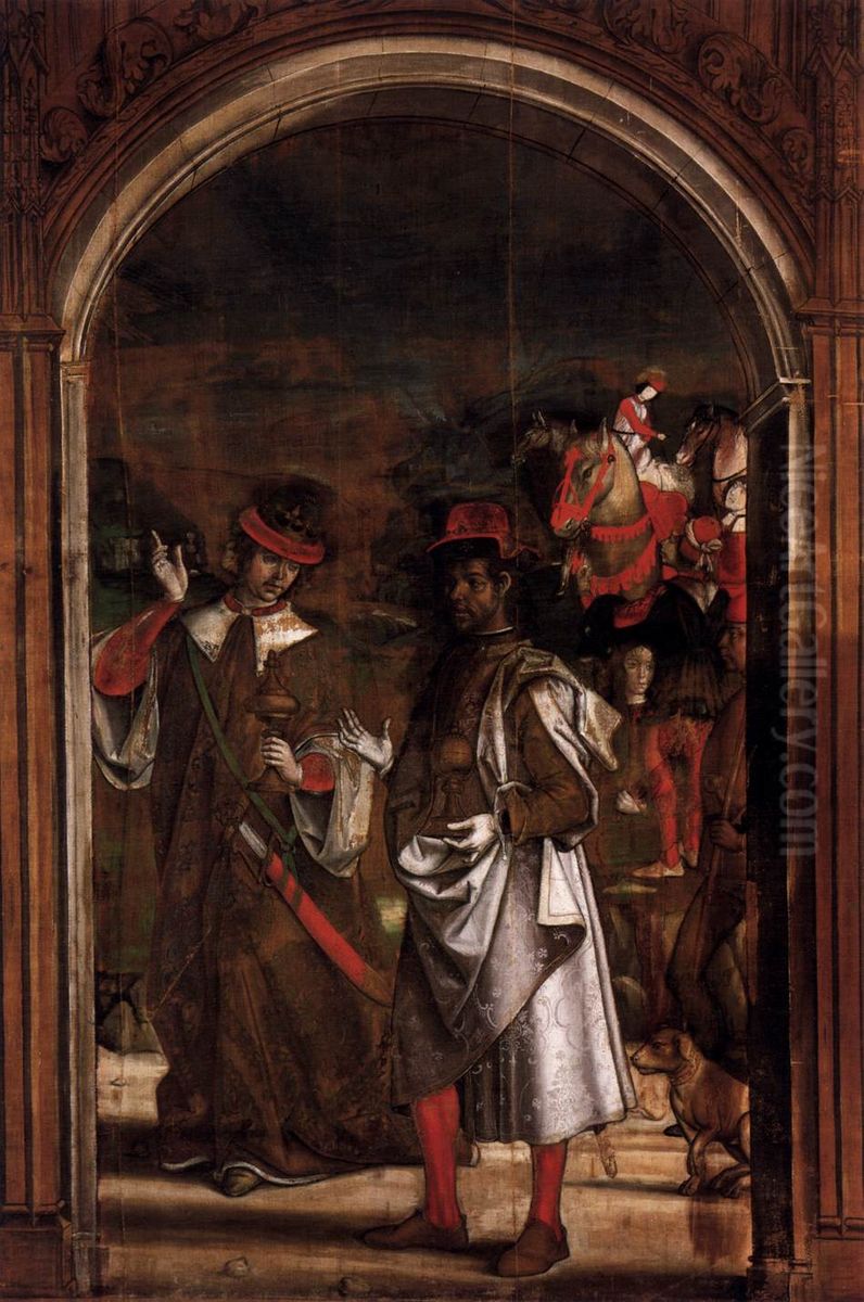 Dos Reyes Magos Oil Painting by Pedro Berruguete