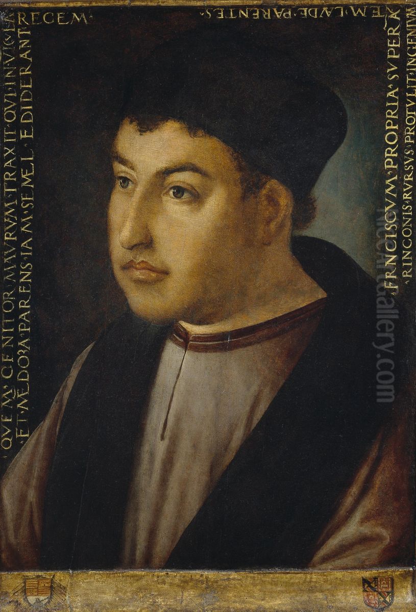 El Obispo Francisco Fernandez de Cordoba y Mendoza Oil Painting by Fernando del Rincon