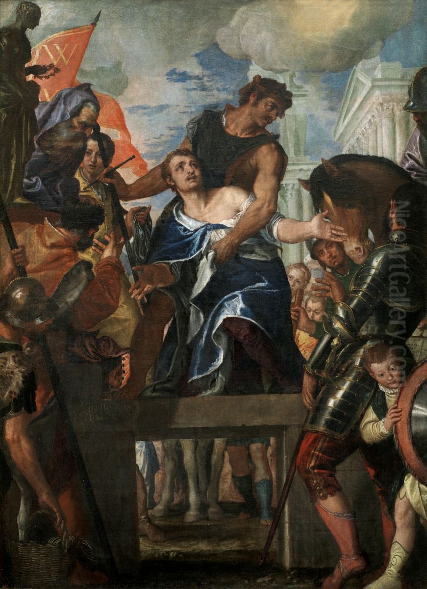 The Martyrdom of Saint Mennas Oil Painting by Paolo Veronese (Caliari)
