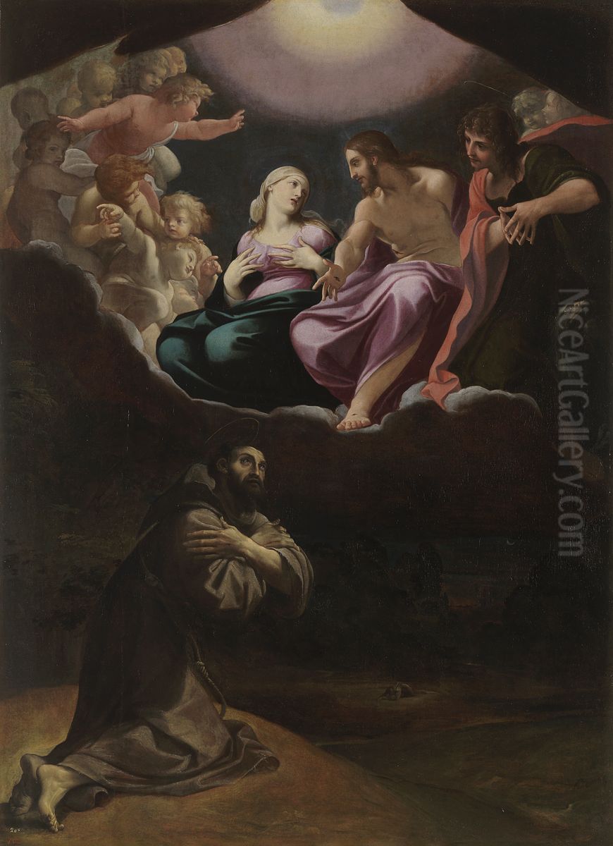 The Jubilee of the Portiuncula Oil Painting by Ludovico Carracci