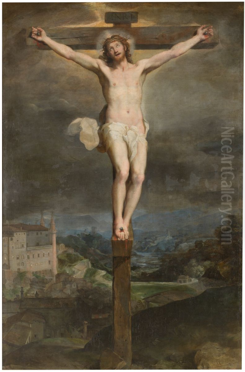 Christ on the Cross Oil Painting by Federico Barocci