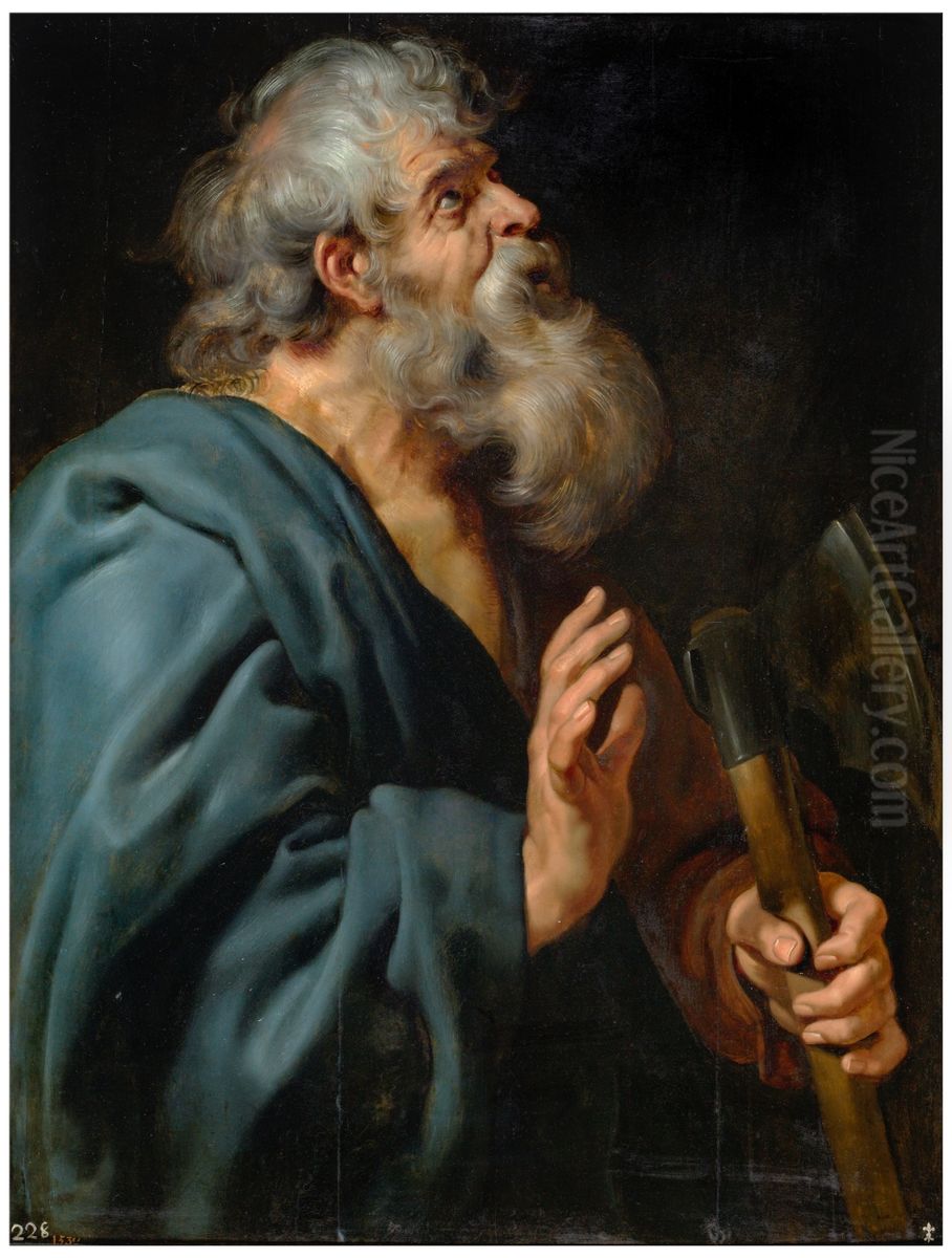 St. Matthias Oil Painting by (studio of) Rubens, Peter Paul
