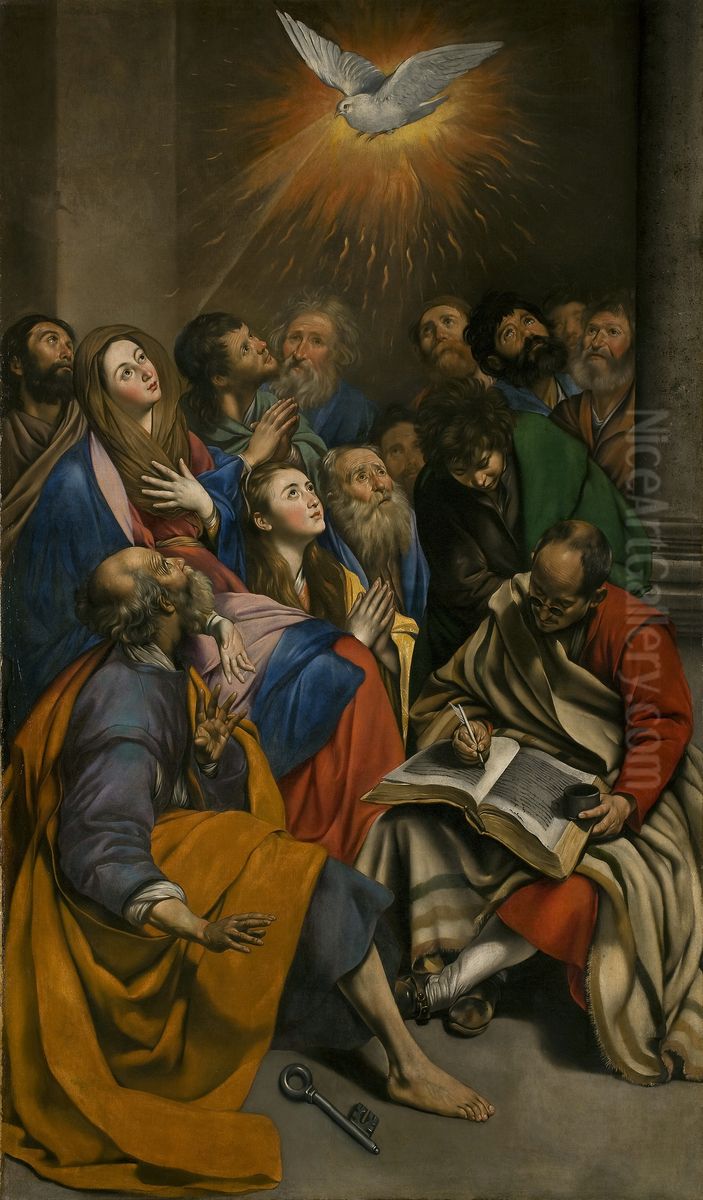 Pentecostes Oil Painting by Juan Bautista Maino