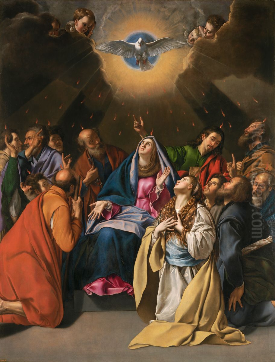 Pentecostes Oil Painting by Juan Bautista Maino