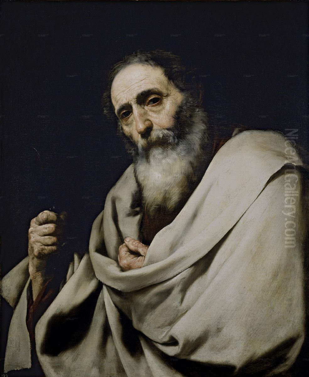 San Bartolome Oil Painting by Jusepe de Ribera