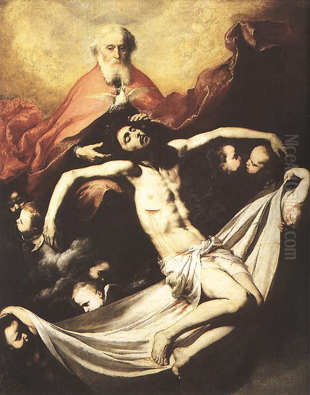 Holy Trinity Oil Painting by Jusepe de Ribera