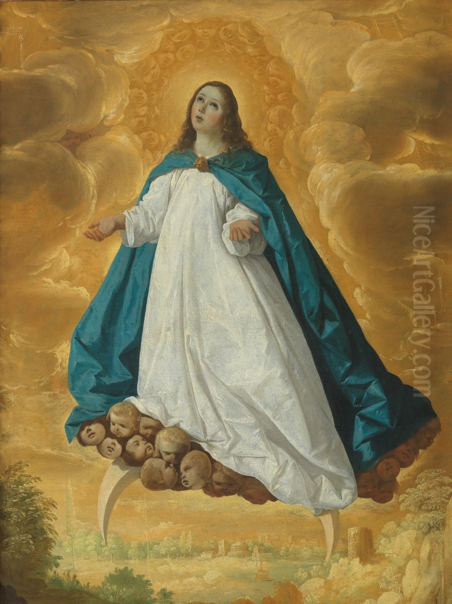 The Virgin of the Immaculate Conception Oil Painting by Francisco De Zurbaran