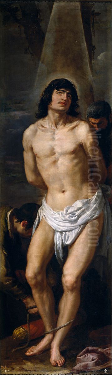 Martirio de San Sebastian Oil Painting by Jusepe Leonardo