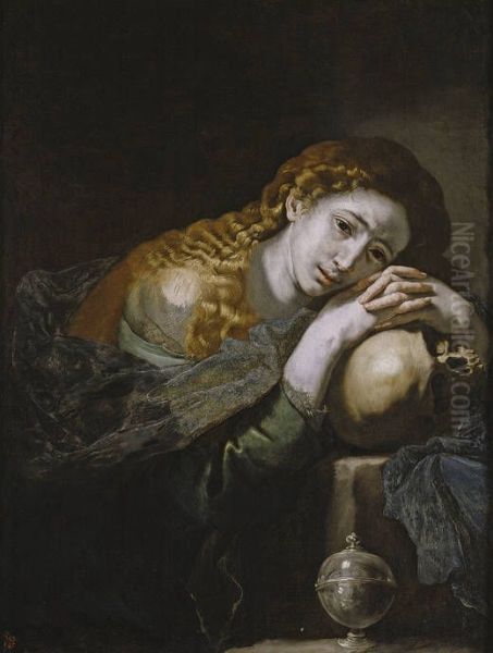 Magdalena penitente Oil Painting by Jusepe de Ribera