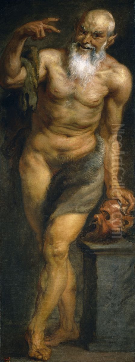 Silenus Oil Painting by (studio of) Rubens, Peter Paul