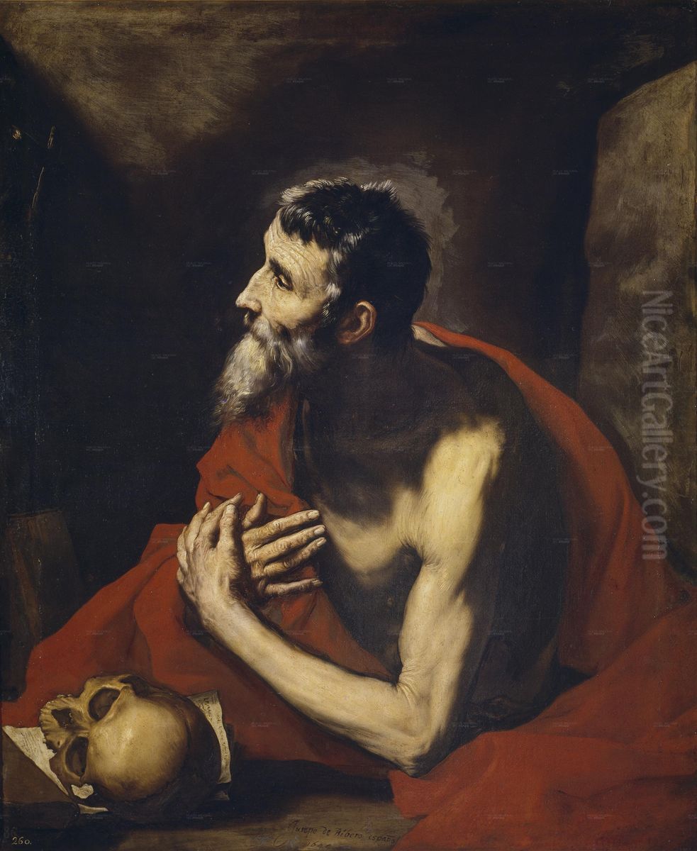 Hl. Hieronymus, San Jeronimo Oil Painting by Jusepe de Ribera