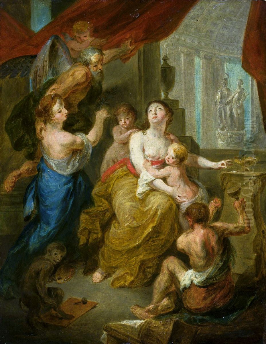 Allegory of Art Oil Painting by Jacob Jordaens