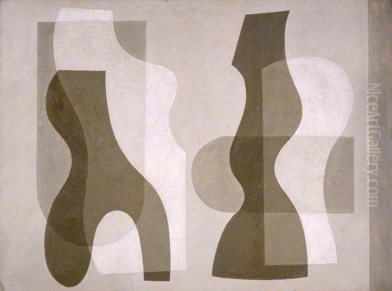 Superimposed forms Oil Painting by Jessica Stewart Dismorr