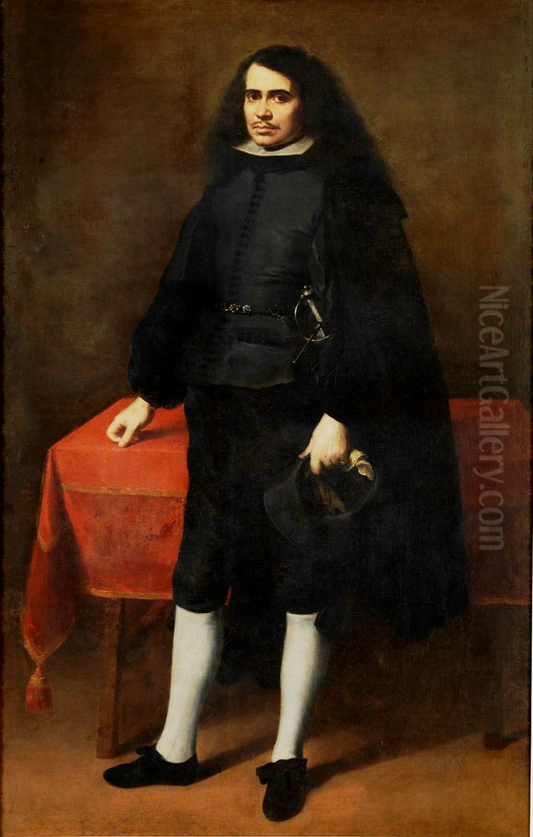 Portrait of a Gentleman in a Ruff Collar Oil Painting by Bartolome Esteban Murillo
