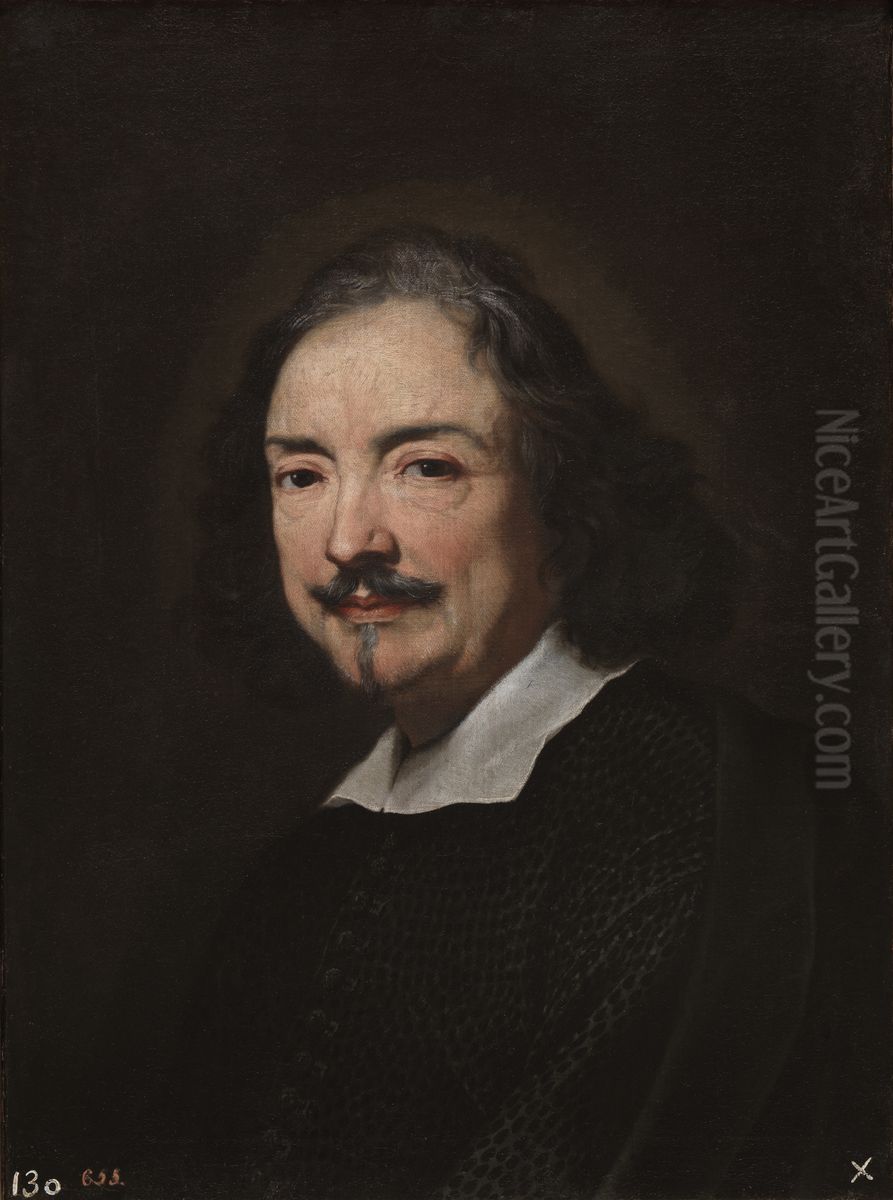 Il pittore Andrea Sacchi Oil Painting by Carlo Maratta or Maratti