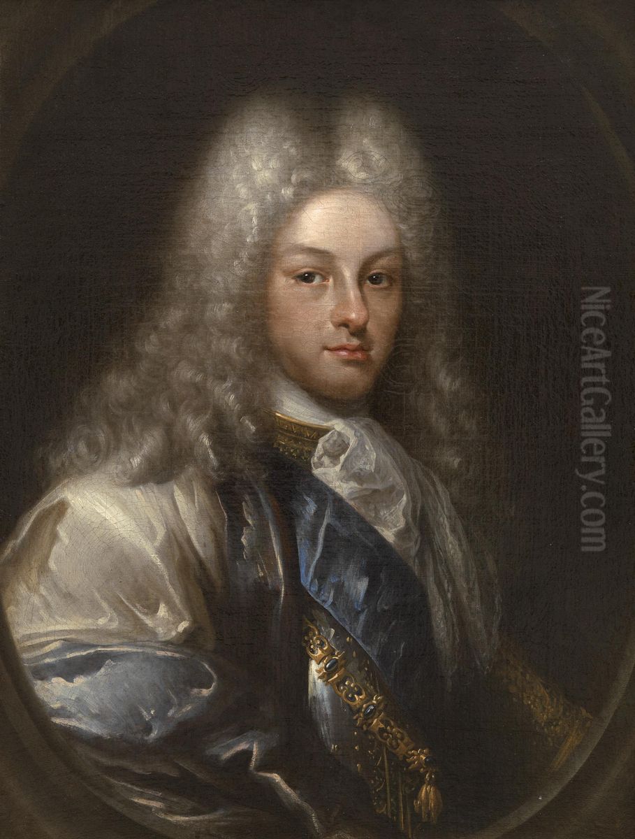 Philip V Oil Painting by Miguel Jacinto Melendez