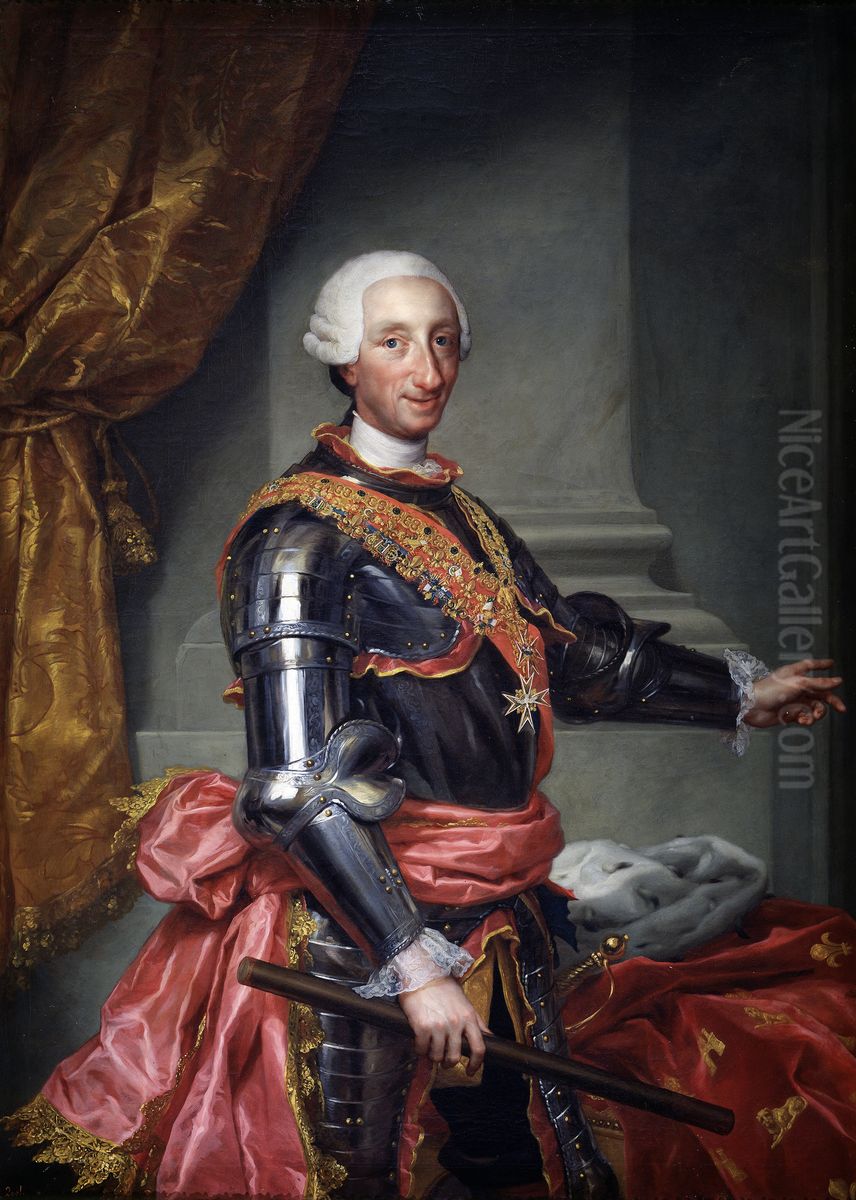 Charles III of Spain Oil Painting by Anton Raphael Mengs Charles III of Spain Oil Painting by Anton Raphael Mengs