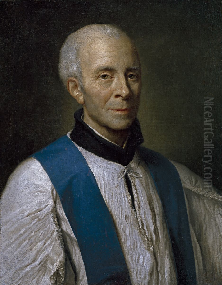 Father Francesco Pepe Oil Painting by Anton Raphael Mengs