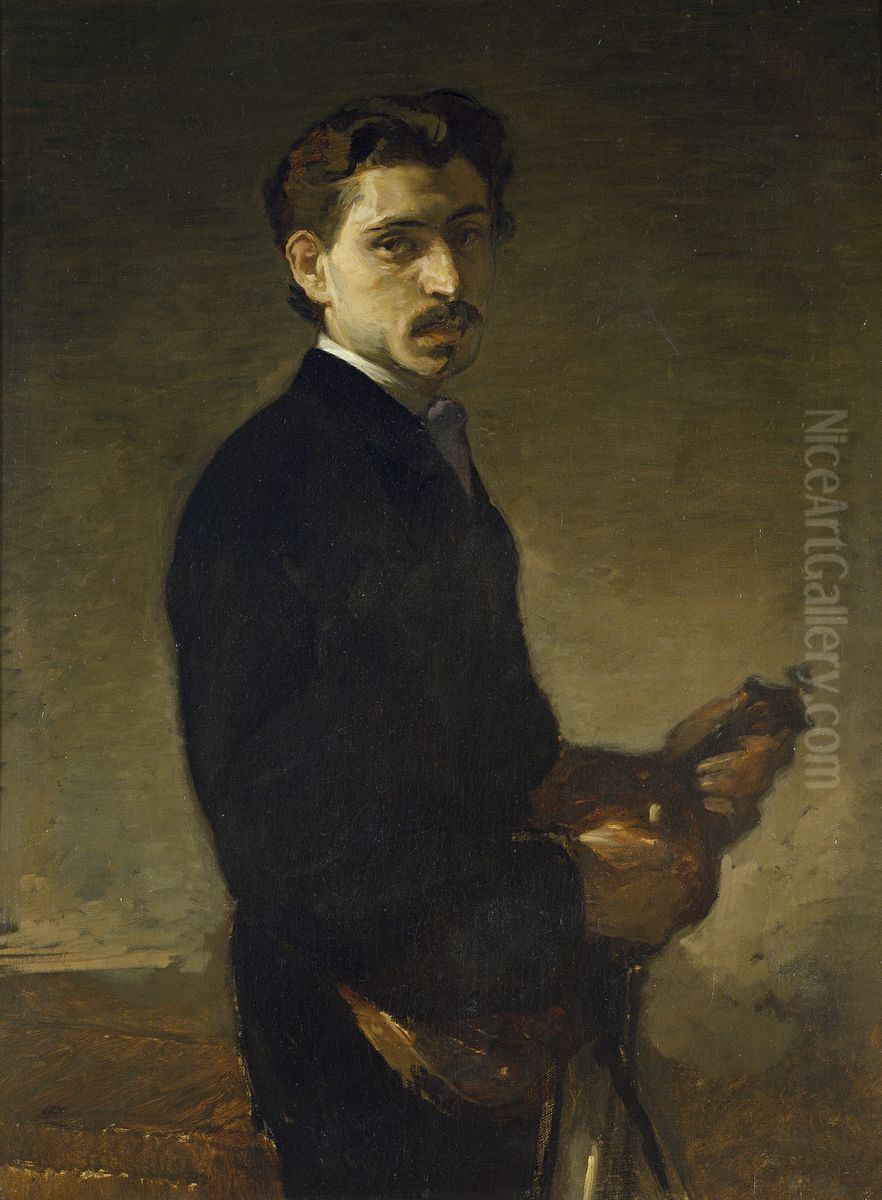 Il violinista Pinelli Oil Painting by Eduardo Rosales